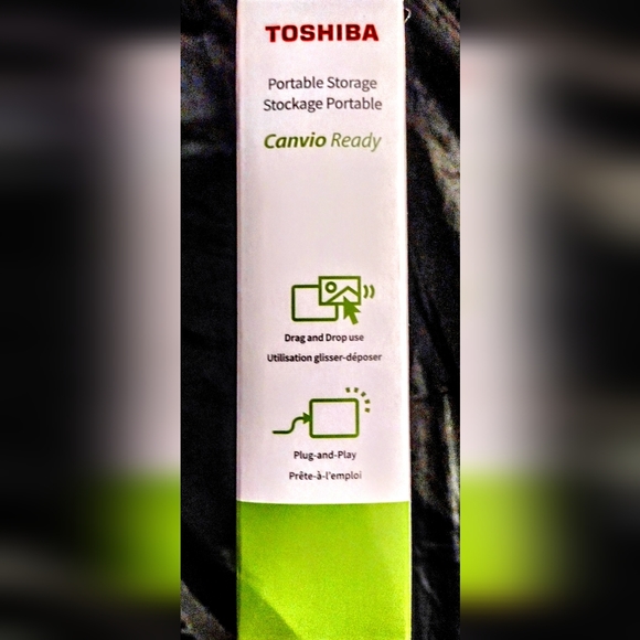 Toshiba Canvio 1TB plug and Play portable Hard drive. - Picture 2 of 4